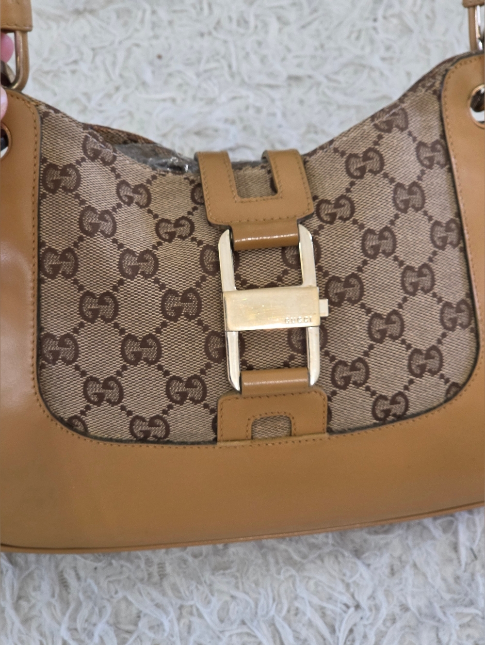 CE43 💟 Gucci GG Cancas Jackie Shoulder Bag - Picture 13 of 13